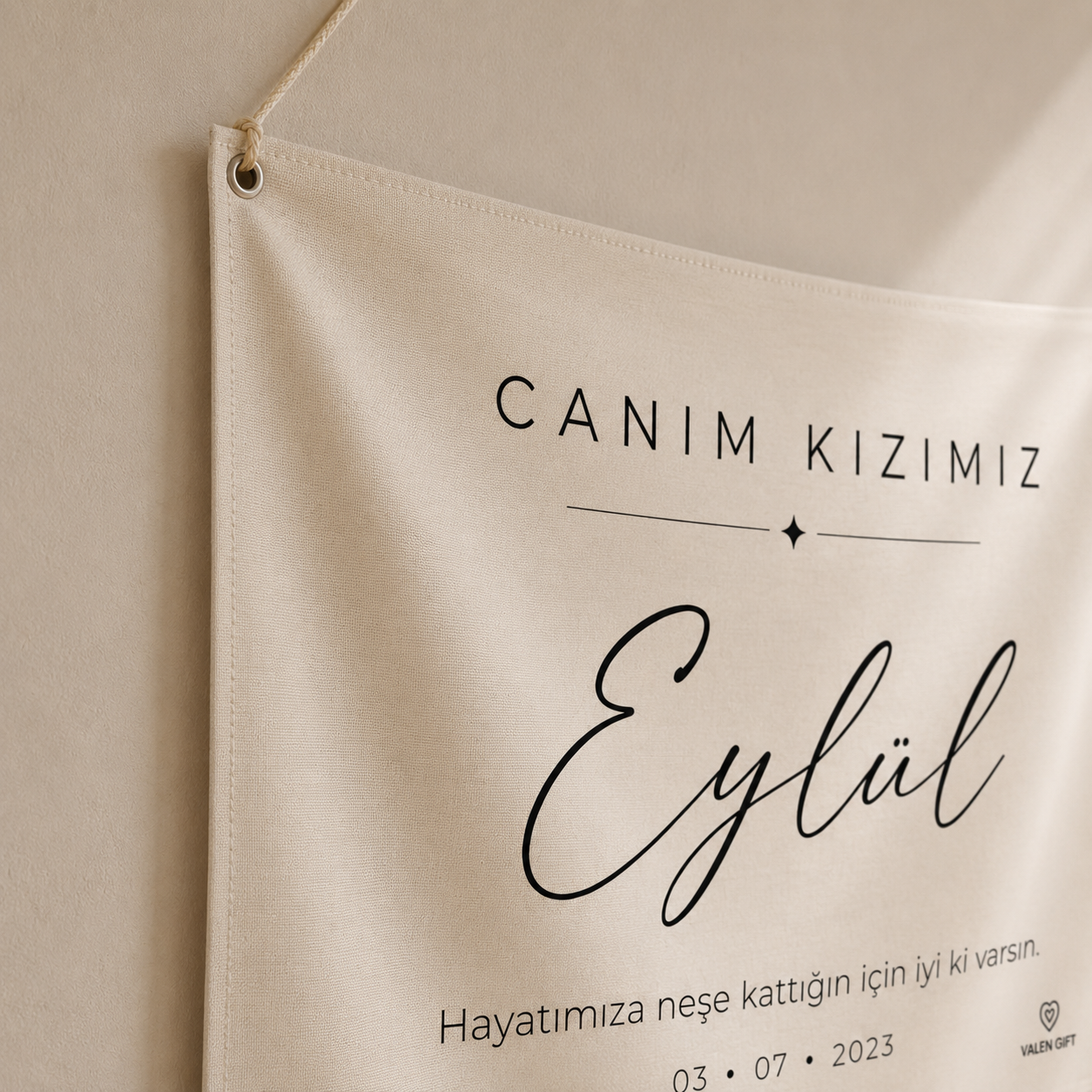 Kişiye Özel Doğum Günü Örtüsü | VALEN GIFT